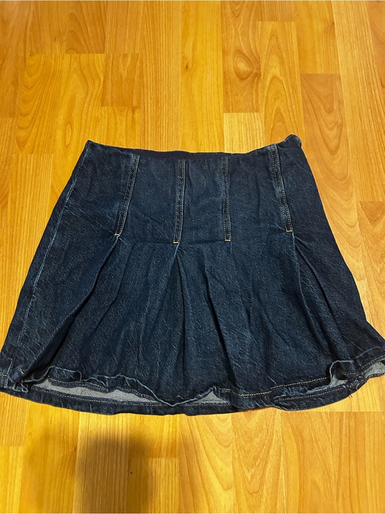 H&M Dresses & Skirts - H&M Dark Blue Good Denim Flared Mini Skirt Size 2
